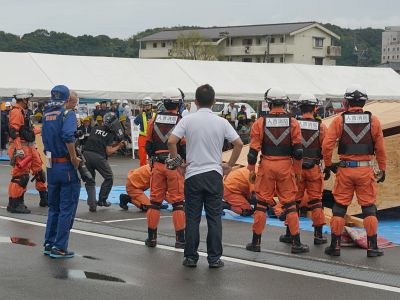 総合防災訓練の様子