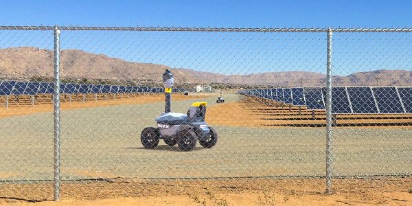 太陽光発電所での巡回警備