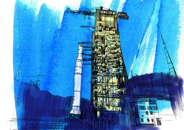 長征3号ロケット(イメージ)